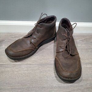Born Henrik Mens Chukka Ankle Boots Brown Leather Lace Up Sz 9/40.5